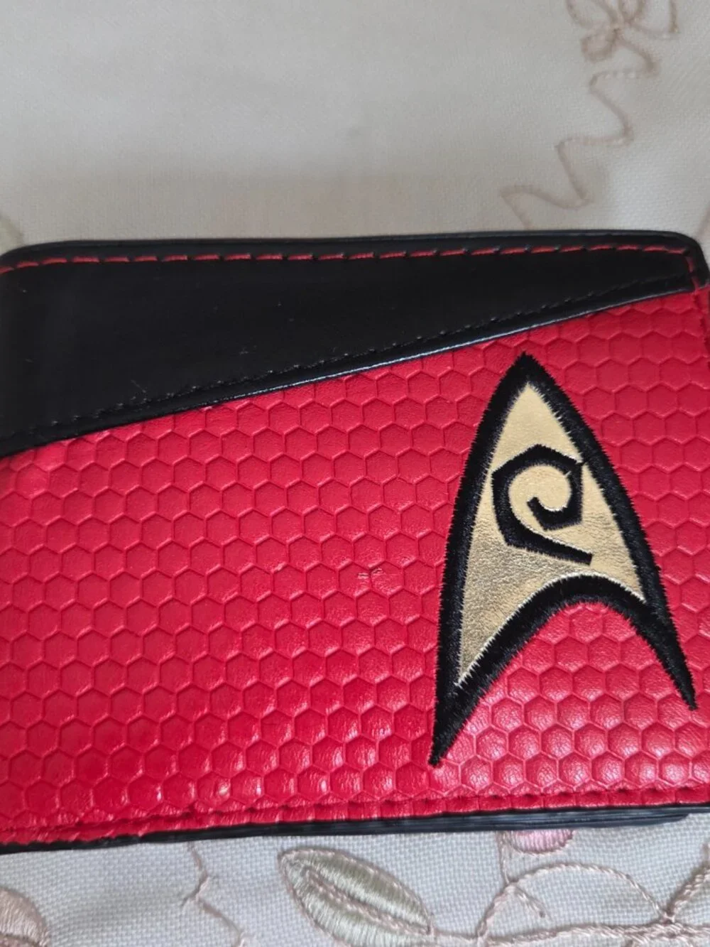 Star Trek Red Engineering Logo Bi-Fold Wallet